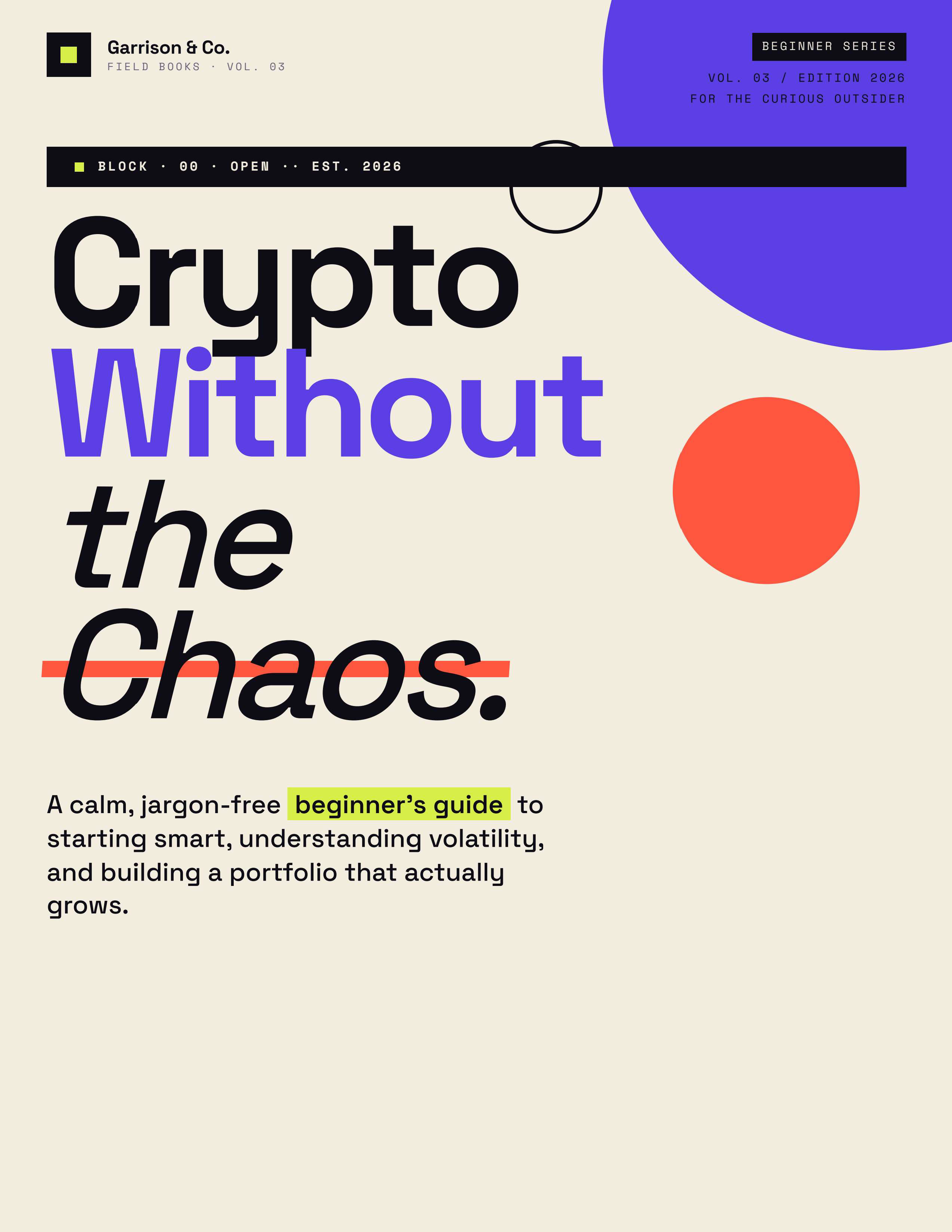 Crypto Without the Chaos cover